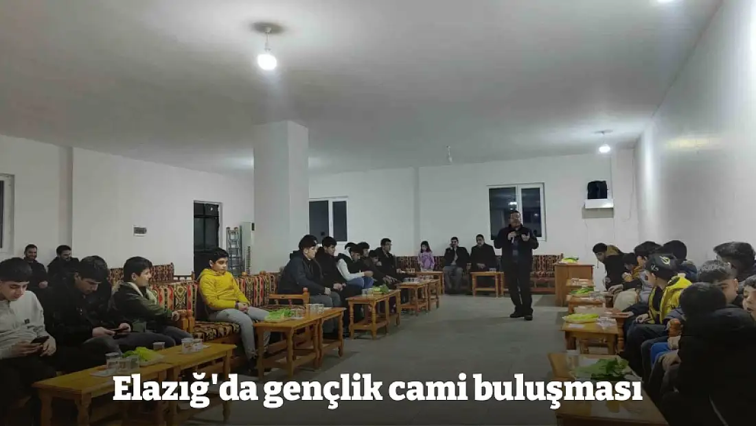 Elazığ'da gençlik cami buluşması