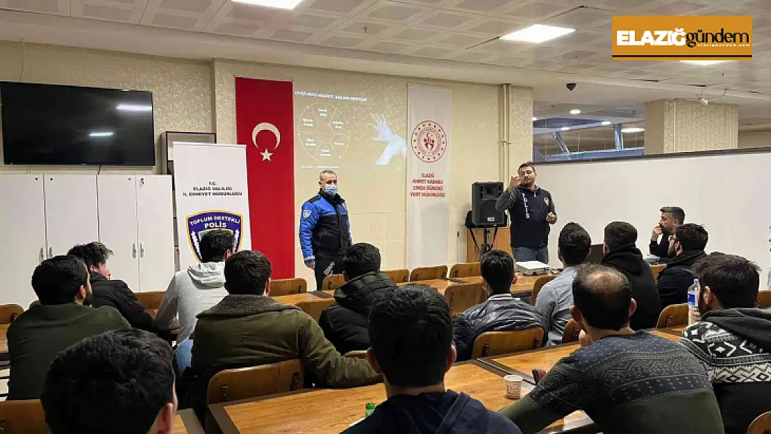 Elazığ Polisinden 'Bilinçli Toplum Duyarlı Elazığ' projesi