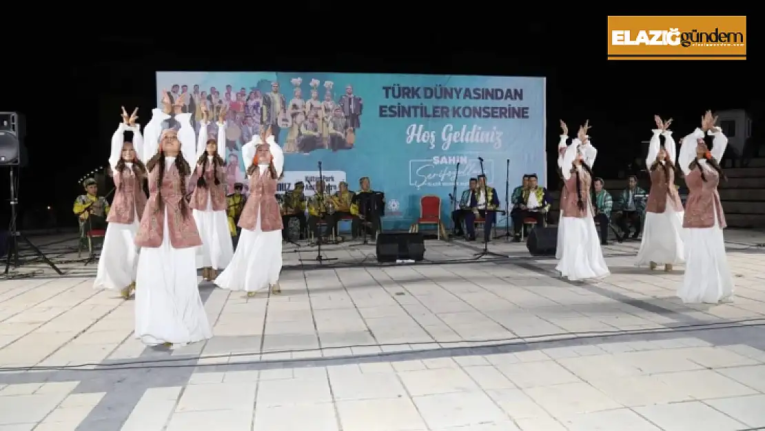 'Türk dünyasından esintiler' konserine Elazığlılar yoğun ilgi gösterdi