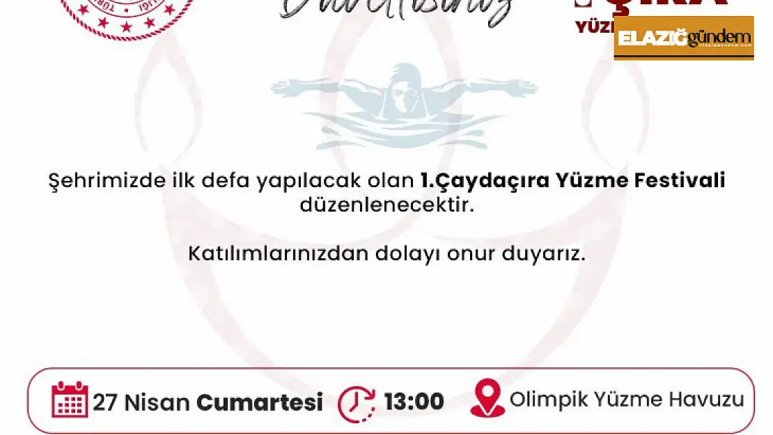 1. Çaydaçıra Yüzme Festivali başlıyor