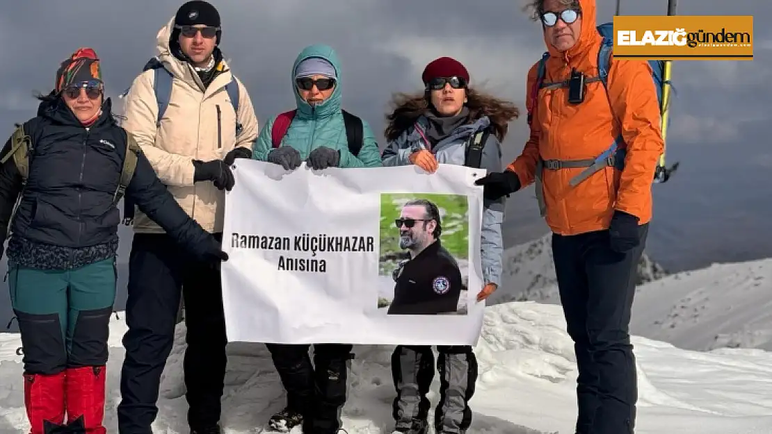 Arkadaşlarının anısına 2347 rakımlı Hazarbaba Dağı'na tırmandılar