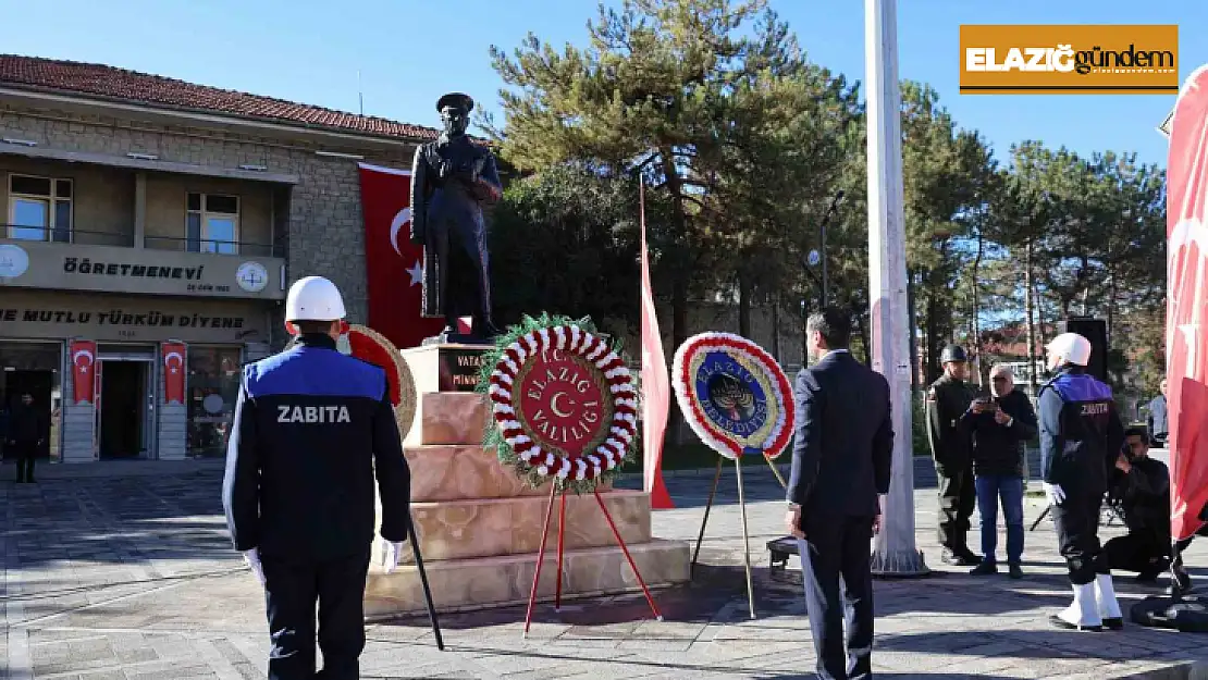 Atatürk'ün Elazığ'a gelişinin 86'ncı yıl dönümü kutlandı