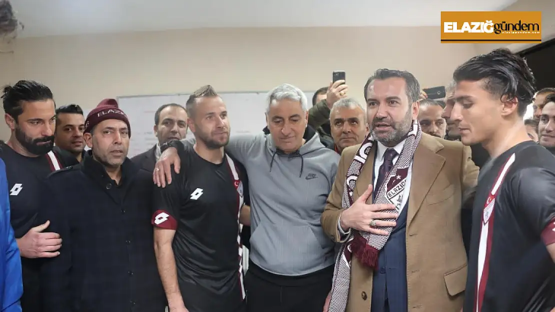 Başkan Şerifoğulları, Elazığspor'u Kahta'da yalnız bırakmadı