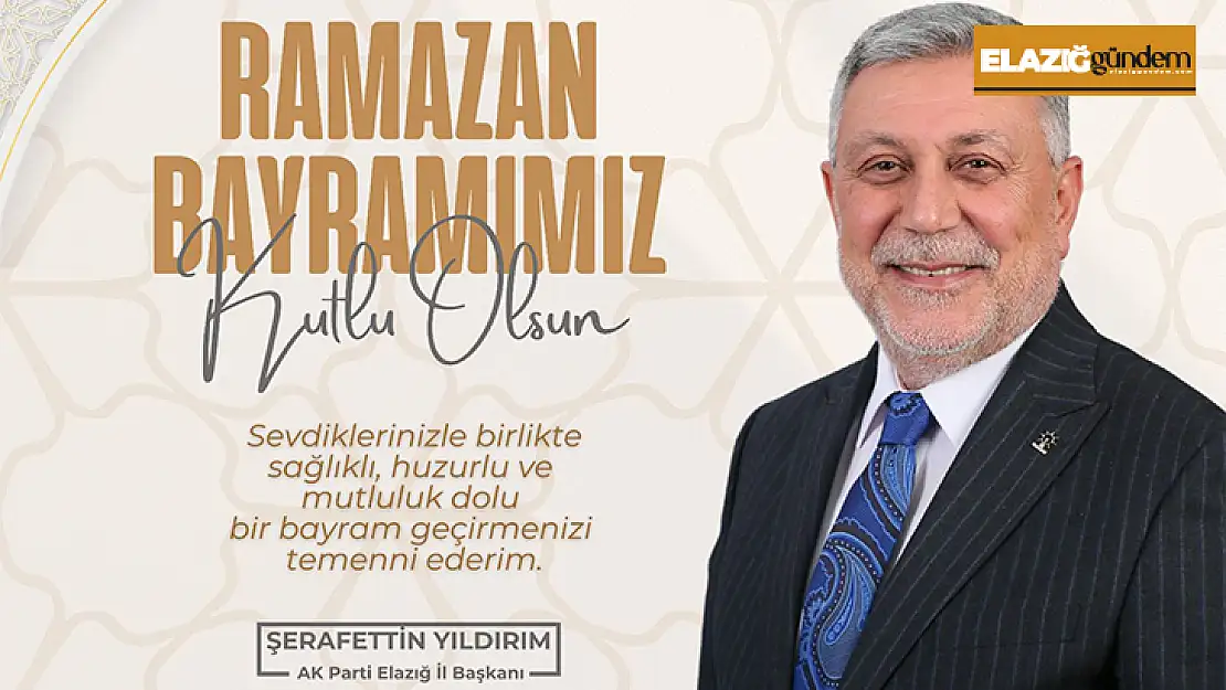 Başkan Yıldırım'dan Ramazan Bayramı Mesajı