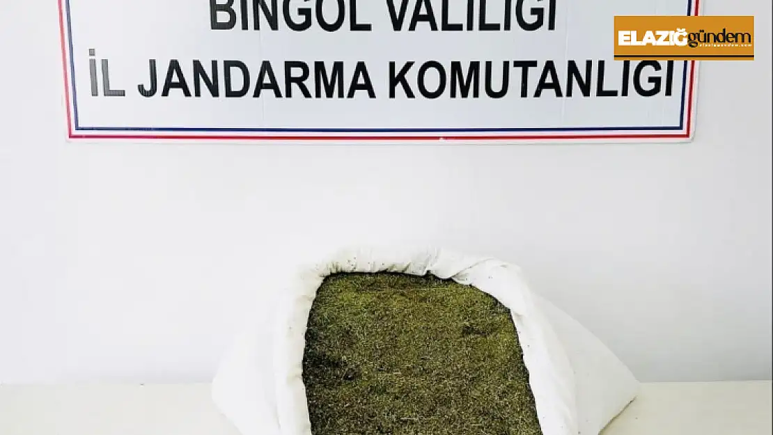 Bingöl'de 17 kilo esrar ele geçirildi