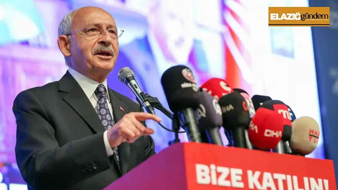 CHP Genel Başkan Kılıçdaroğlu'ndan Elazığ'a bakanlık sözü