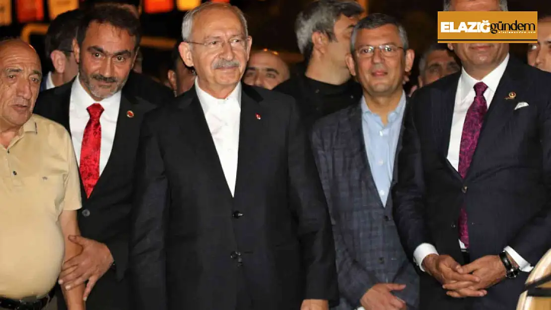 CHP Genel Başkanı Kılıçdaroğlu Elazığ'da