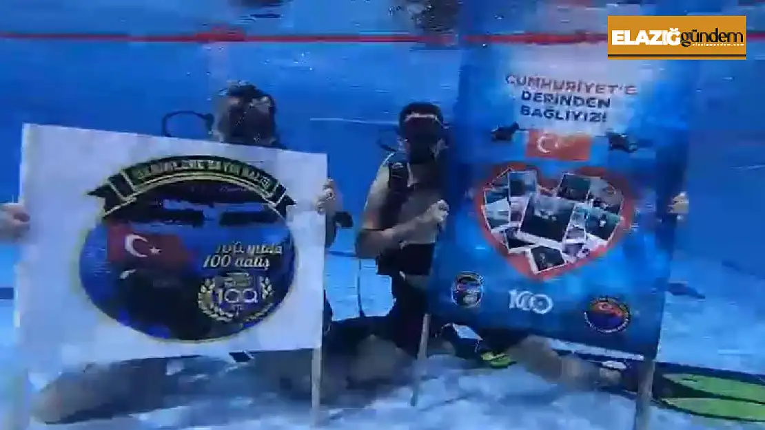 Cumhuriyetin 100. yılına özel dalış