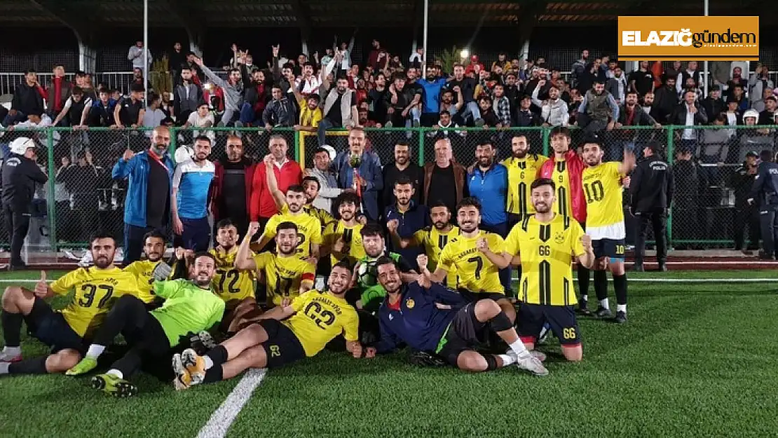 Elazığ 1. Amatör'de şampiyon Aksaray Gençlikspor