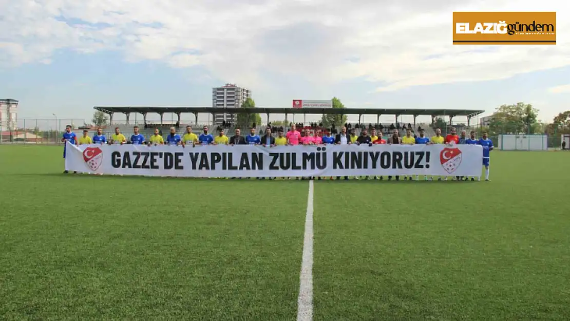 Elazığ amatöründen Gazze'ye destek