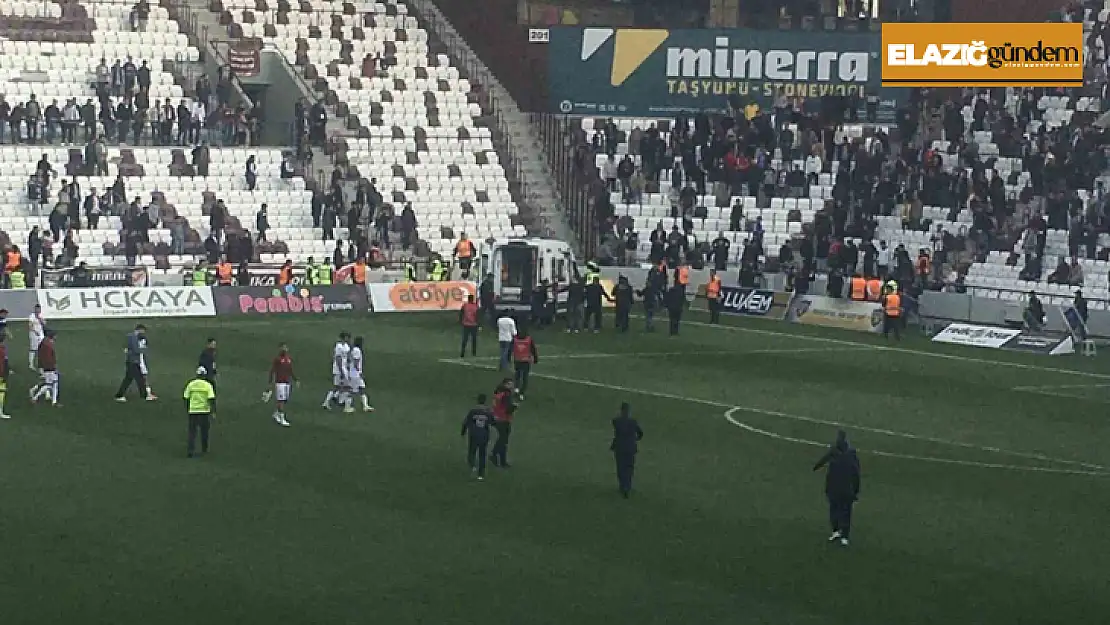 Elazığ Atatürk Stadyumu zemini zarar gördü