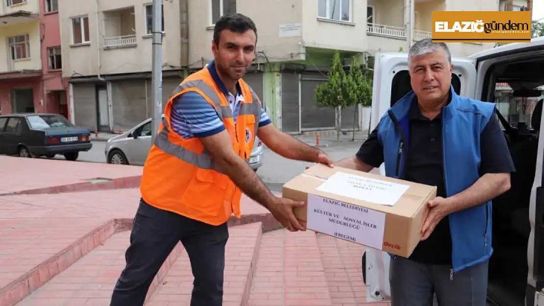 Elazığ Belediyesi bayram öncesi depremzedeleri unutmadı