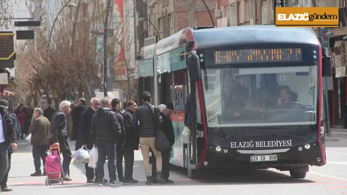 Elazığ Belediyesi'nden bayramda ücretsiz ulaşım hizmeti