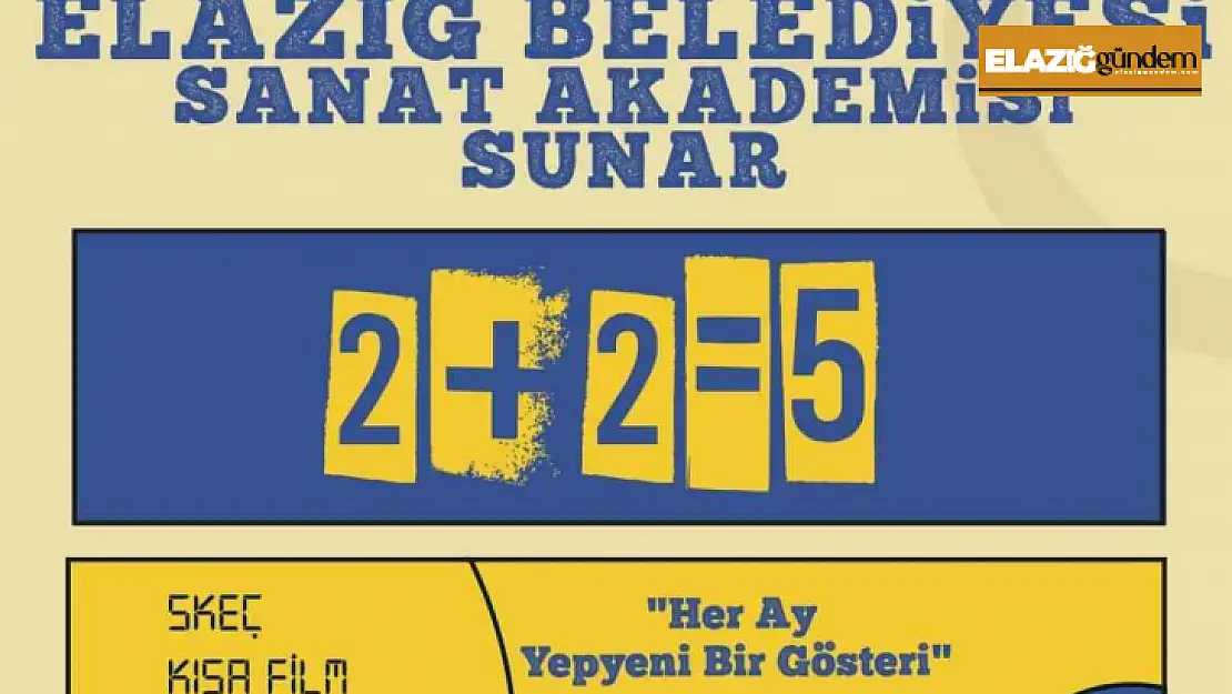 Elazığ Belediyesi Sanat Akademisinden yeni gösteri