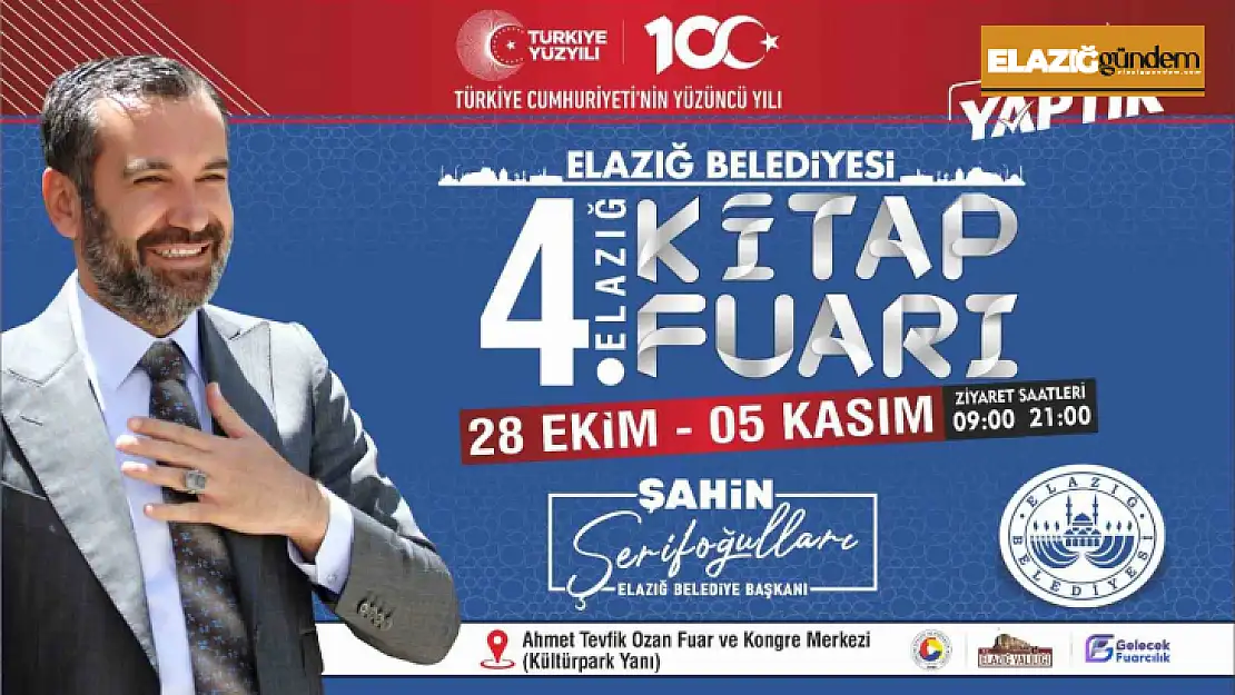 Elazığ Belediyesi tarafından 4. Kitap Fuarı düzenlenecek