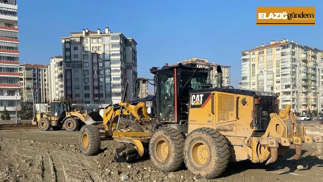 Elazığ Belediyesinden konteyner kent kurulumuna destek