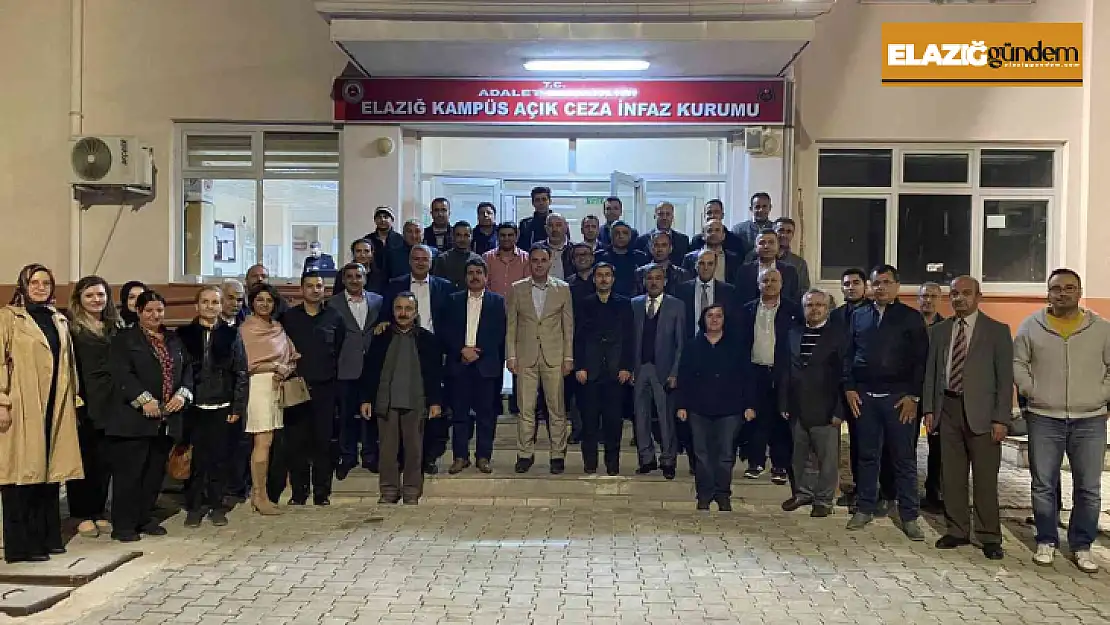 Elazığ Cumhuriyet Başsavcısı Karişit, hükümlülerle iftarda bir araya geldi