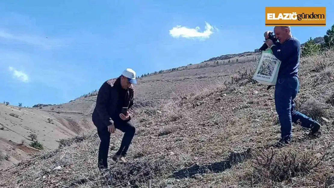 Elazığ'da 'Baskil ters lalesi'  izleme çalışması yapıldı