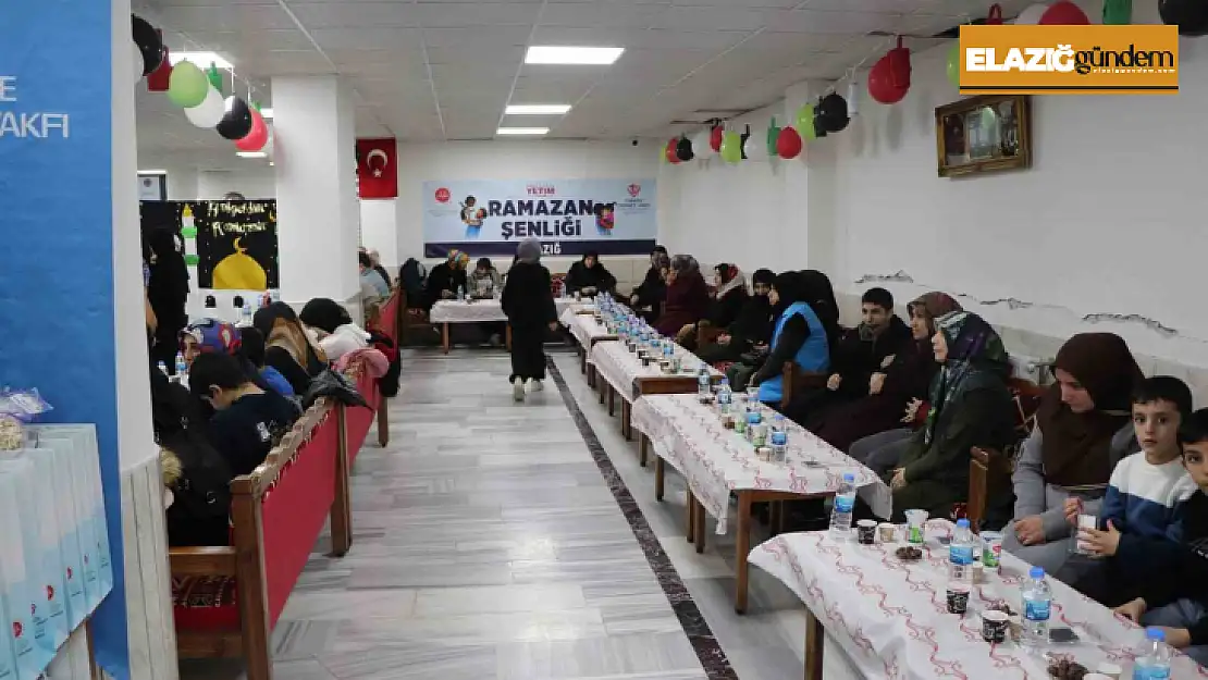 Elazığ'da 'İyilik Sofrası' yetim çocuklar için kuruldu