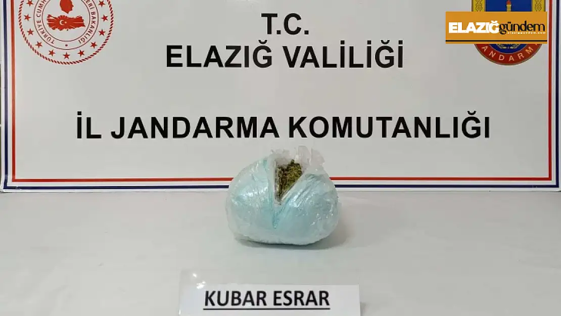 Elazığ'da  jandarma uyuşturucuya geçit vermiyor