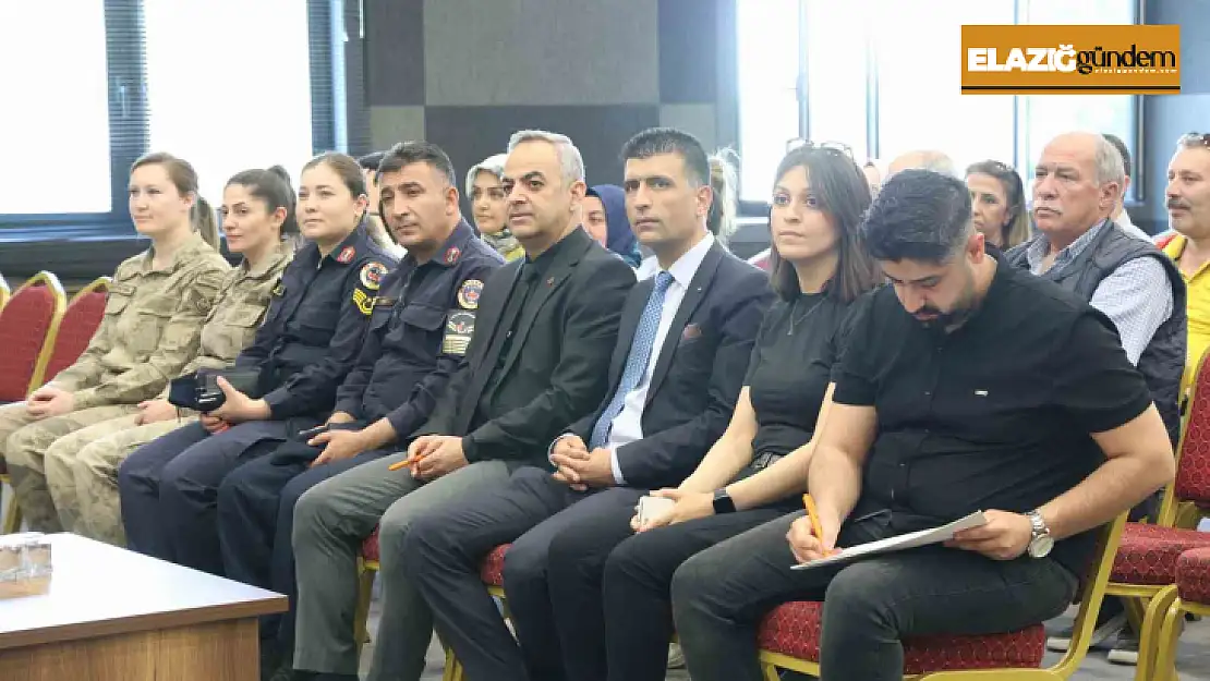 Elazığ'da 'kadına yönelik şiddetle mücadele' semineri verildi