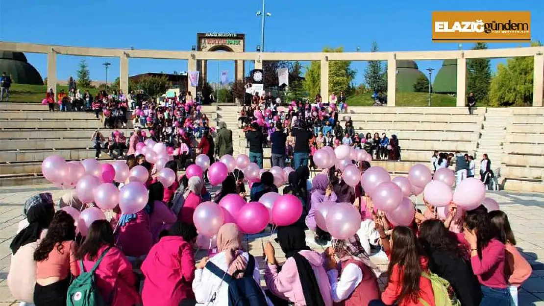 Elazığ'da 'Meme Kanseri Farkındalık' yürüyüşü