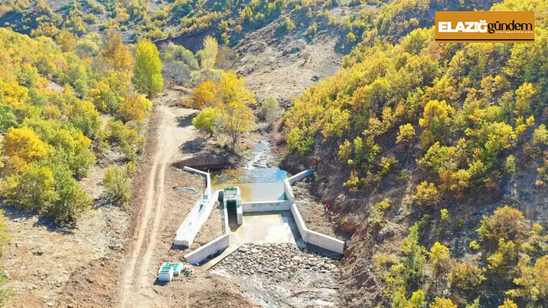 Elazığ'da  mikrohavza sulaması tamamlandı