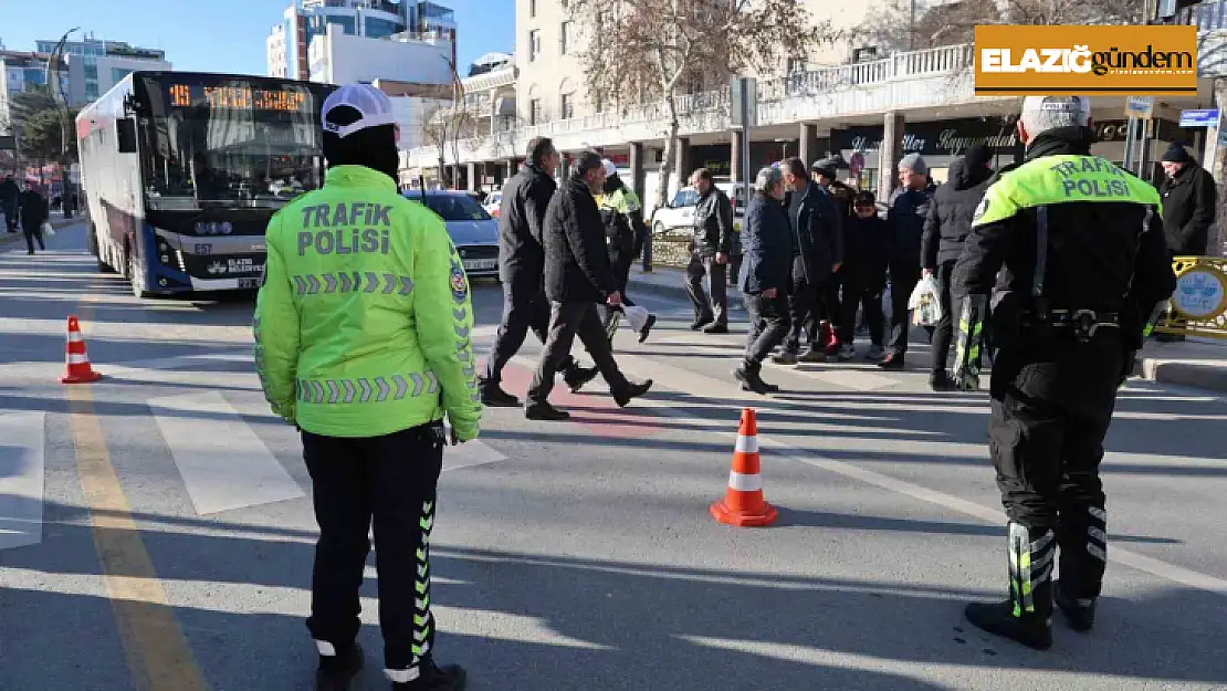 Elazığ'da 'Önce Yaya' uygulaması