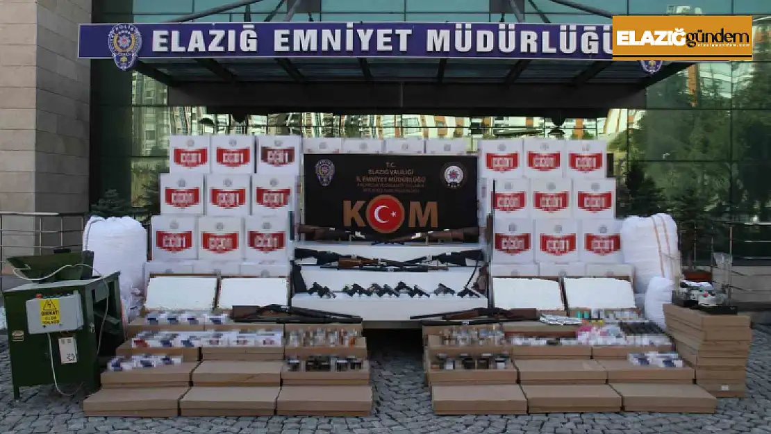 Elazığ'da 'Sis Operasyonu': 7 gözaltı