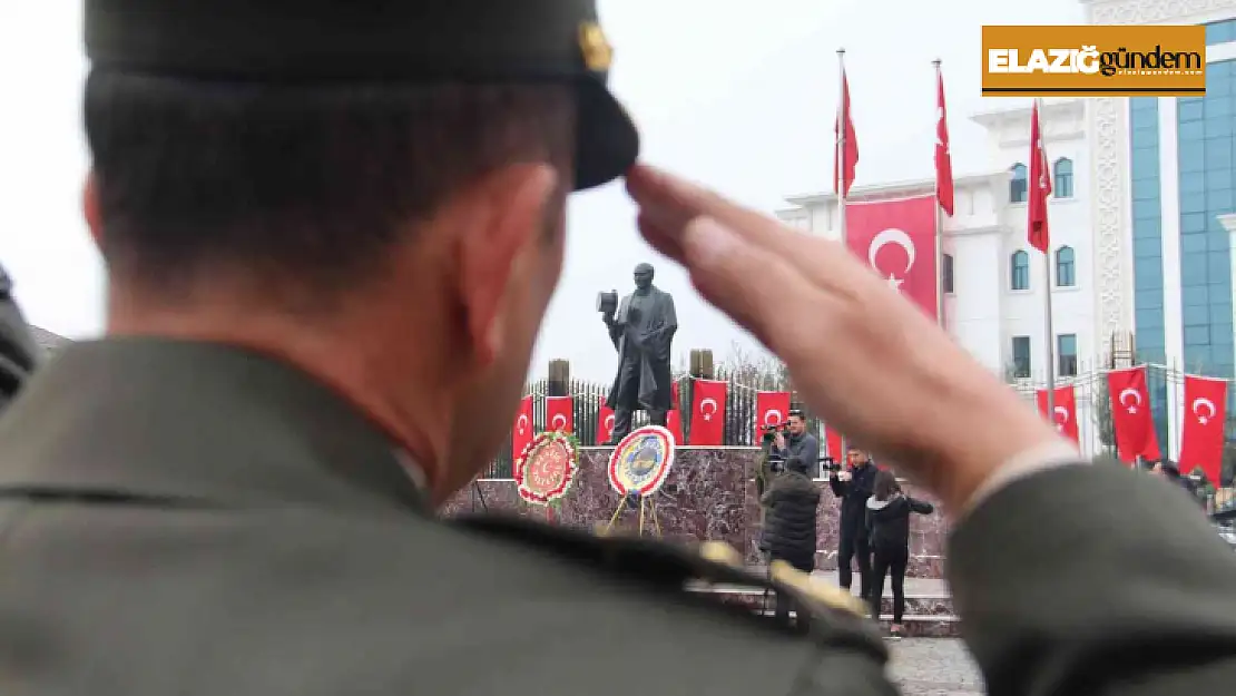 Elazığ'da 10 Kasım Atatürk'ü Anma Günü töreni