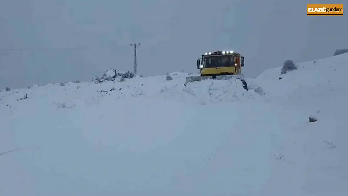 Elazığ'da 106 köy yolu ulaşıma kapandı