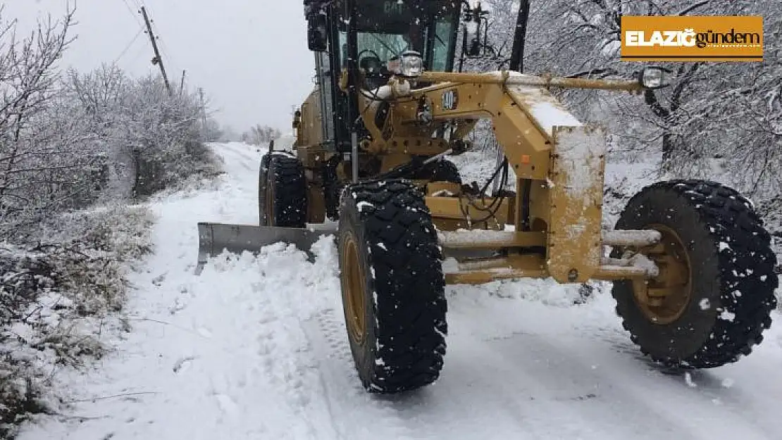 Elazığ'da 146 köy yolu ulaşıma kapandı