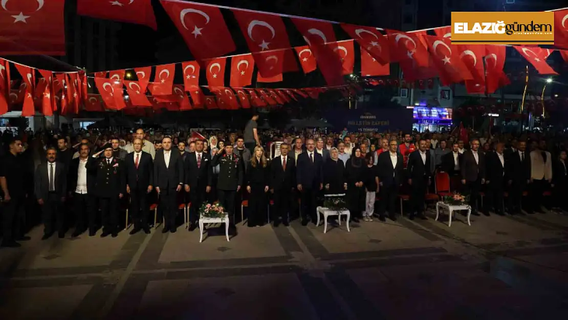 Elazığ'da 15 Temmuz etkinliklerle anıldı