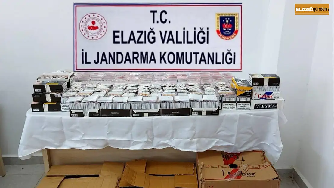 Elazığ'da 16 bin bandrolsüz sigara ele geçirildi