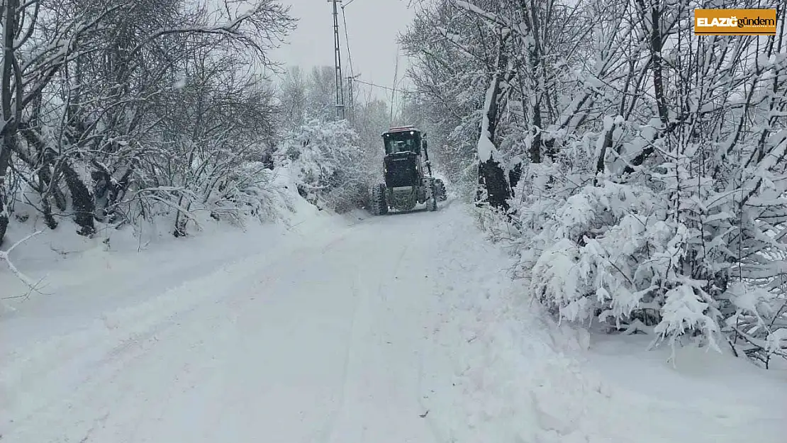 Elazığ'da 162 köy yolu ulaşıma kapandı