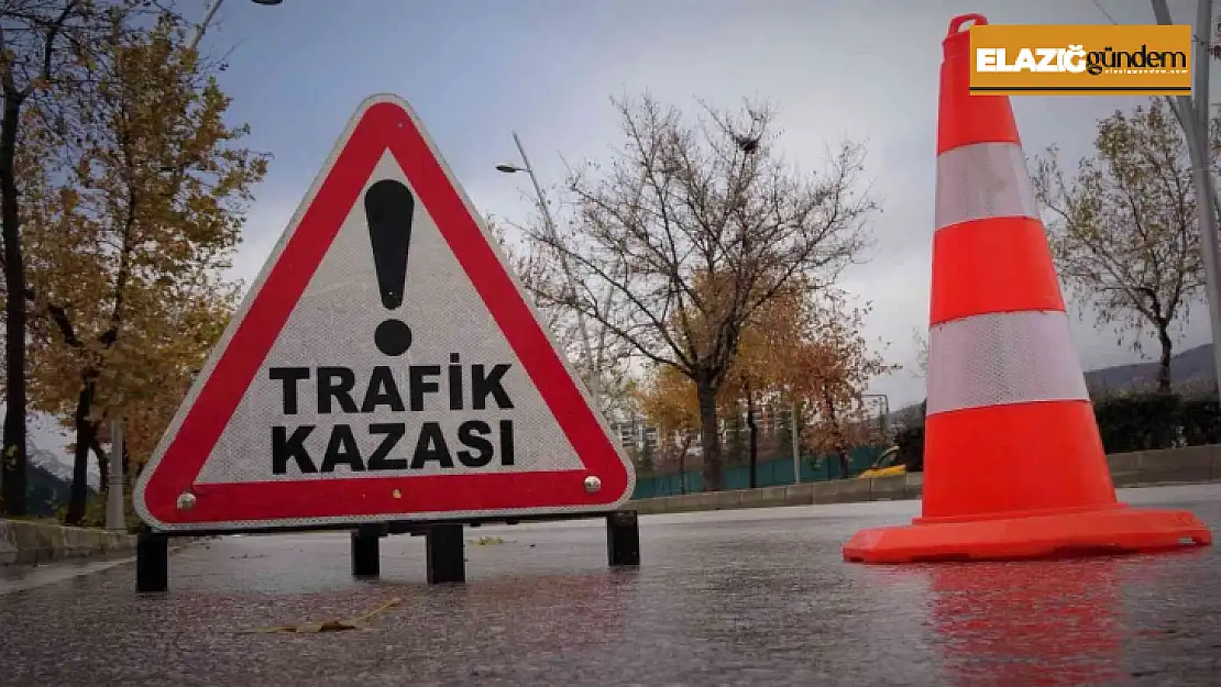 Elazığ'da 2 farklı trafik kazası: 2 yaralı