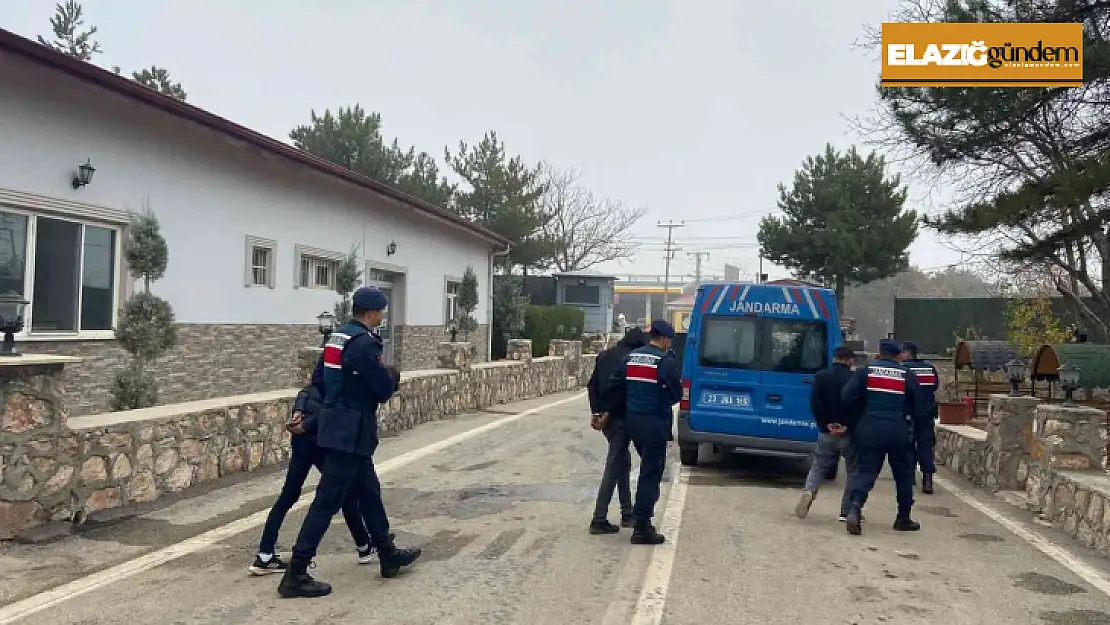 Elazığ'da 3 hırsızlık şüphelisi tutuklandı