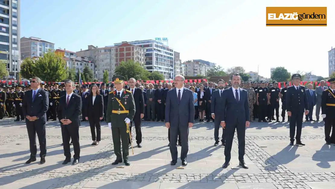 Elazığ'da 30 Ağustos Zafer Bayramı kutlamaları