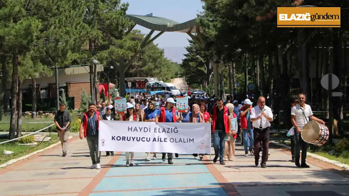 Elazığ'da 30 Haziran Koruyucu Aile Günü yürüyüşü düzenlendi