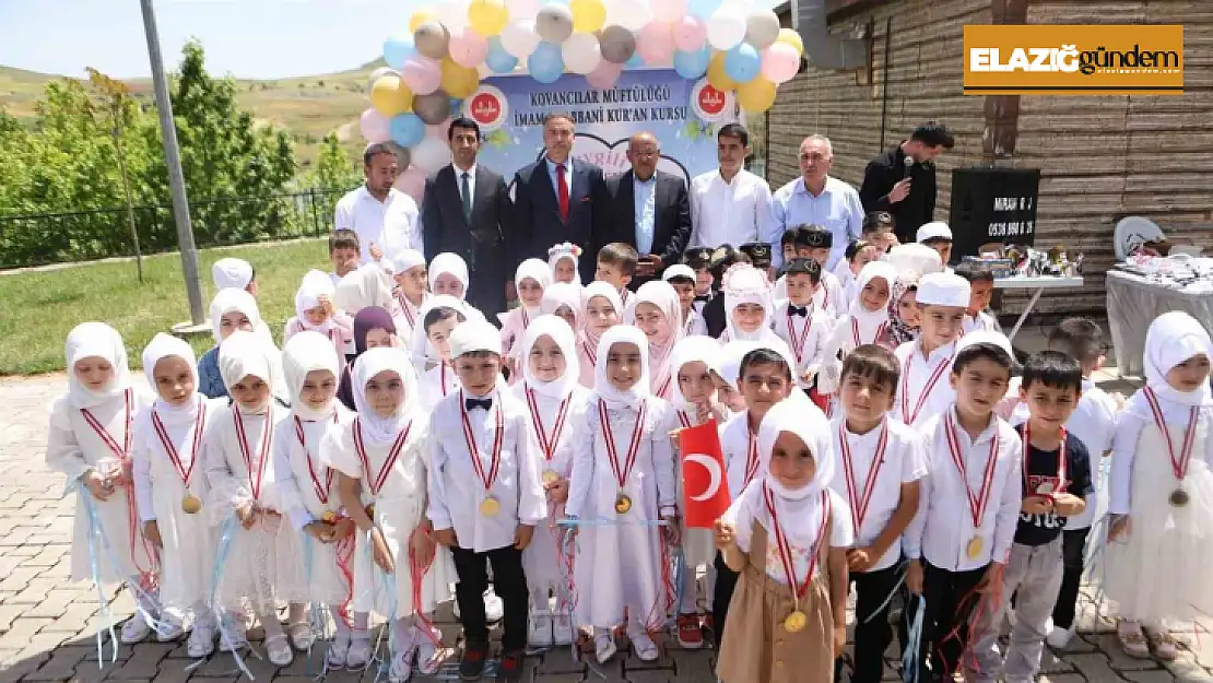 Elazığ'da 4-6 yaş Kur'an kursları kapanış programı düzenlendi