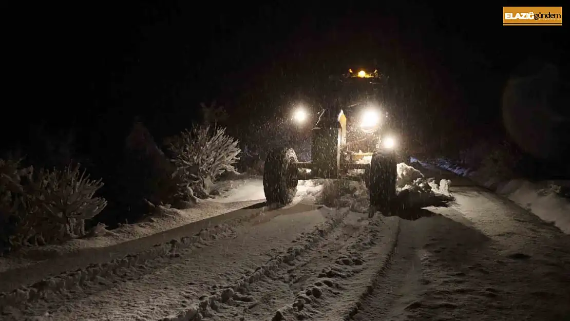 Elazığ'da 45 köy yolu ulaşıma açıldı