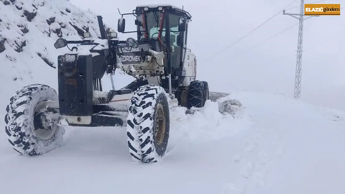 Elazığ'da 47 köy yolu daha ulaşıma açıldı