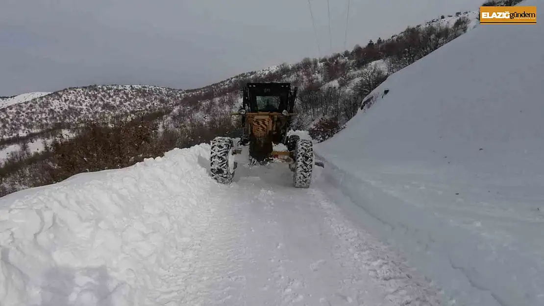 Elazığ'da 505 köy yolu ulaşıma kapandı