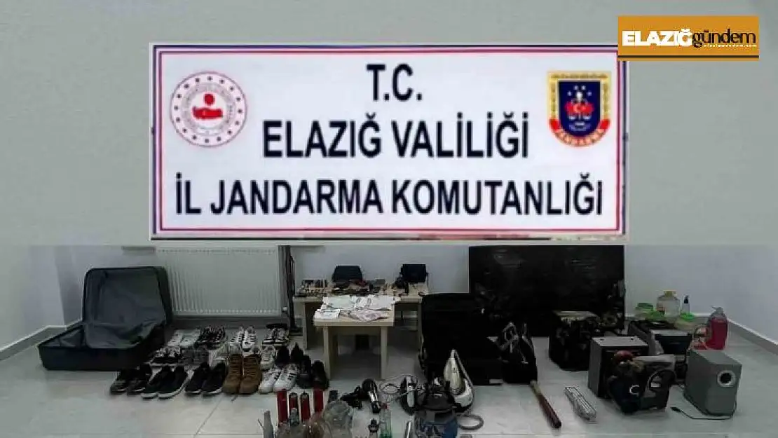 Elazığ'da 7 hırsızlık olayına karışan 2 kişi yakalandı