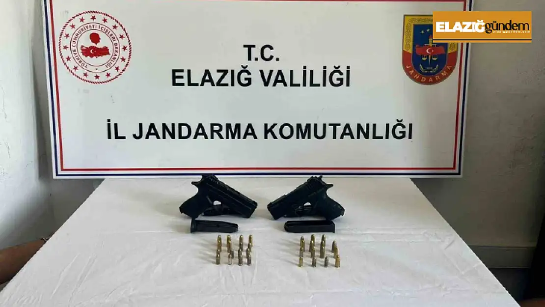 Elazığ'da aranan 2 şüpheli jandarma tarafından yakalandı