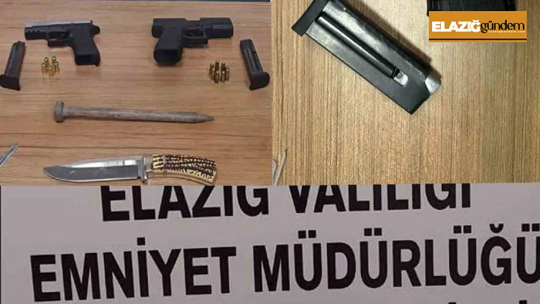 Elazığ'da aranan 9 şüpheli yakalandı