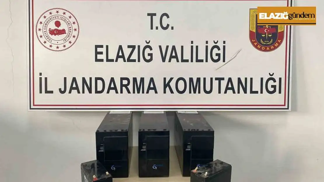 Elazığ'da asansörlerin güç kaynağını çalan zanlı yakalandı