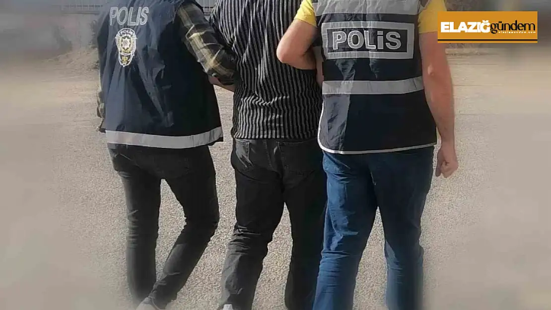 Elazığ'da asayiş uygulaması: 13 yıl kesinleşmiş hapis cezası bulunan şahıs yakalandı