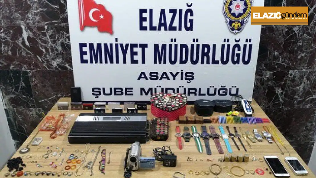 Elazığ'da asayiş uygulaması: 3 tutuklama