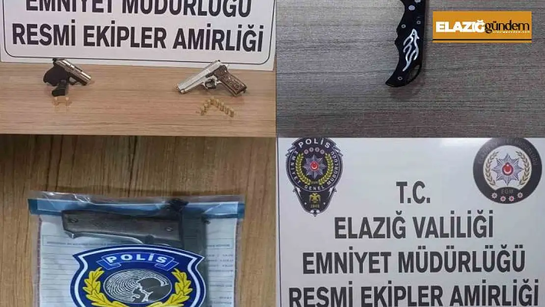 Elazığ'da asayiş uygulaması: 32 şahıs hakkında işlem yapıldı